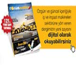 İş Makinası - Forum Makina Dergisi 121'inci yeni sayısı dijital olarak yayında Forum Makina